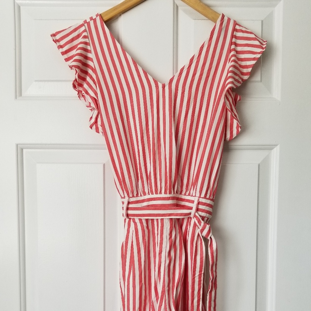 LOFT Striped Petite Romper